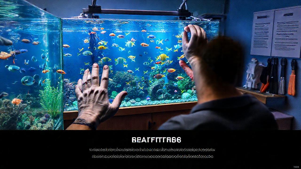 Un acuario hermoso con peces vibrantes