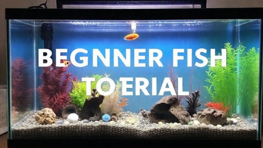 Configurar acuario: peces principiantes