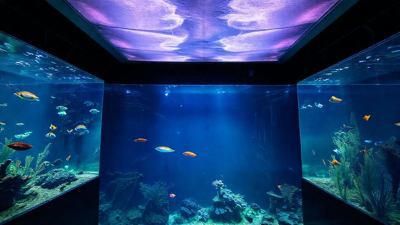 Un acuario ofrece un ambiente tranquilo y saludable