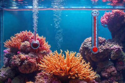 El coral se estresa por el calor
