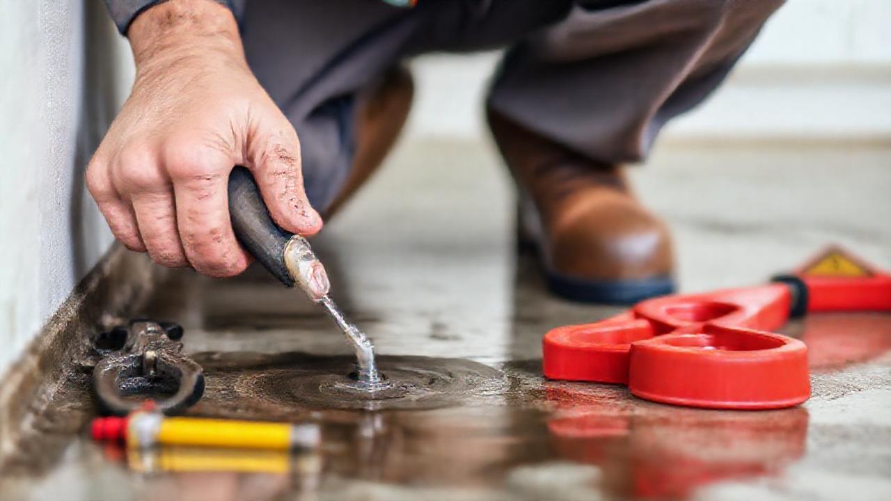 Un fontanero soluciona problemas de fugas
