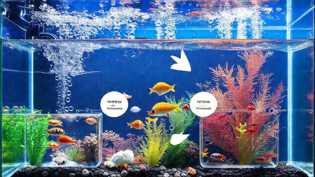 Tanques limpios y peces brillantes