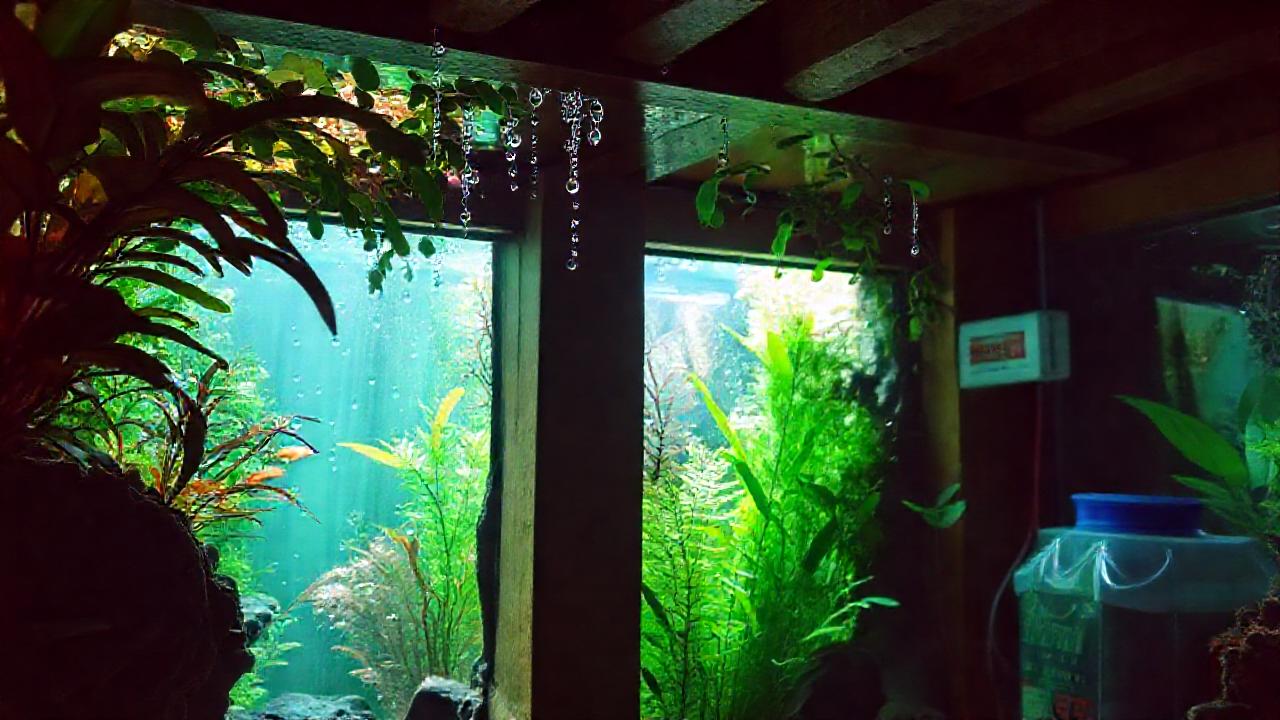 Un acuario vibrante y detallado espera
