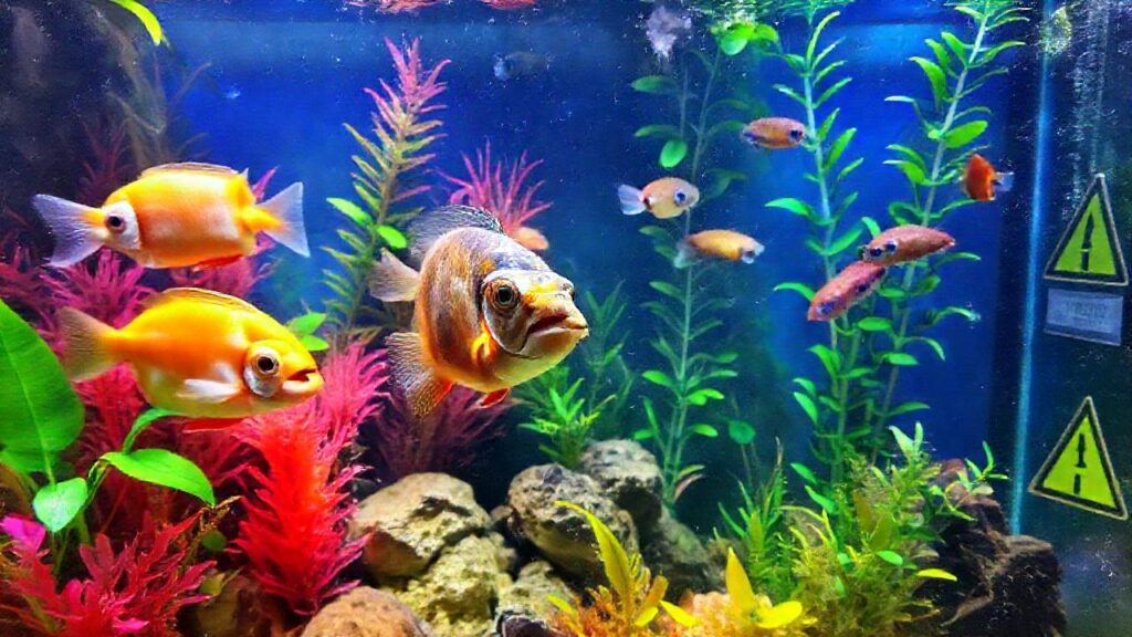 El acuario tropical necesita urgentemente atención