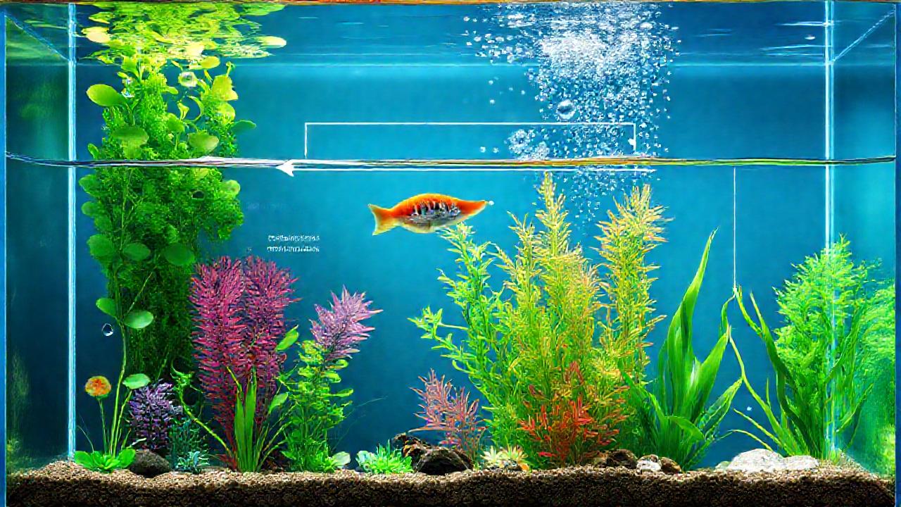 El acuario muestra un ciclo limpio