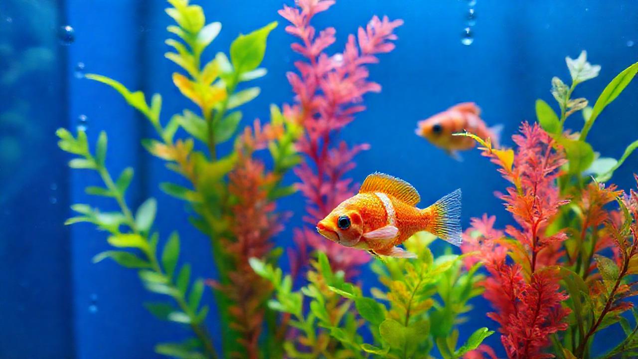 Un acuario vibrante y tranquilo