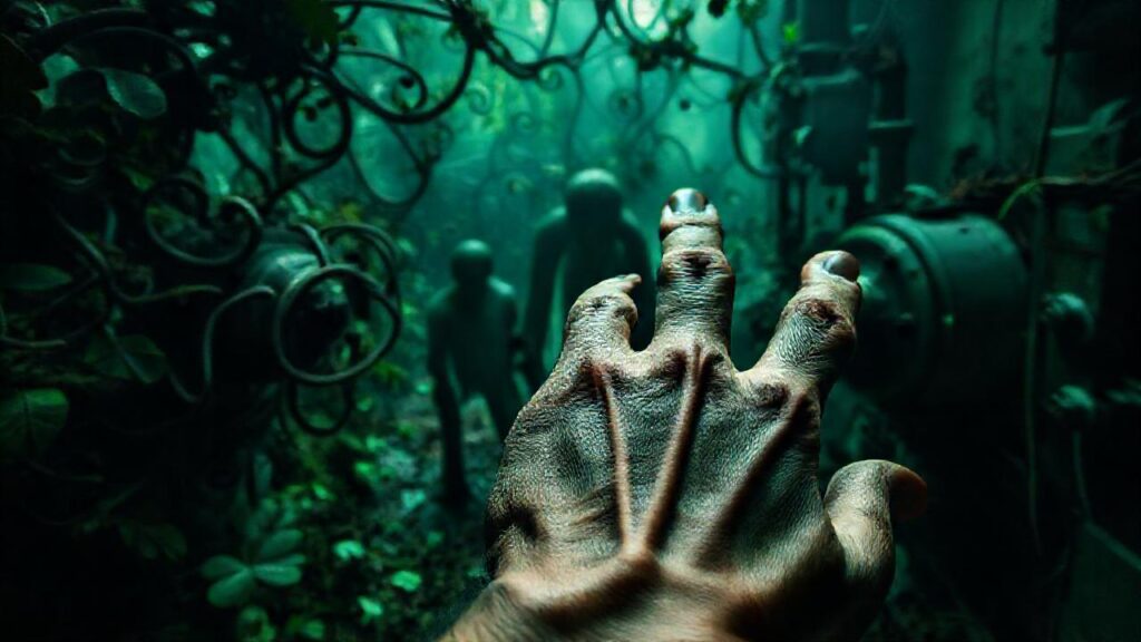 Un ambiente médico y surrealista de decadencia