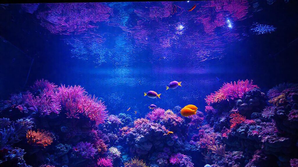 Un acuario vibrante en 8K