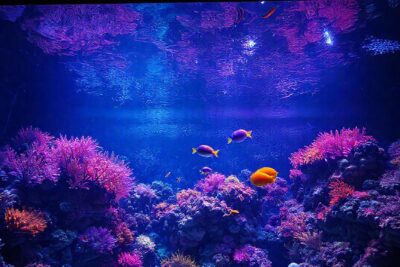 Un acuario vibrante en 8K