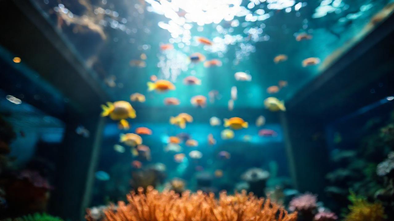 Fotografía acuática, colorida y serena