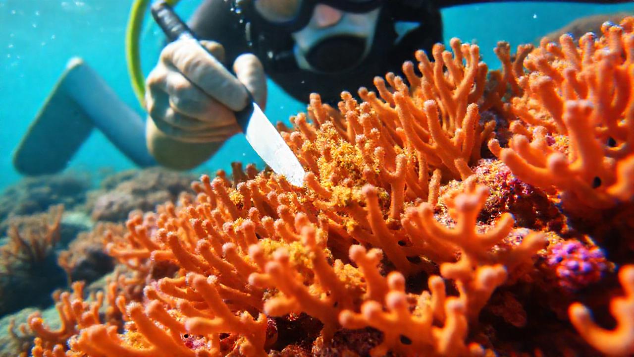 Fotógrafo captura coral vibrante y limpio