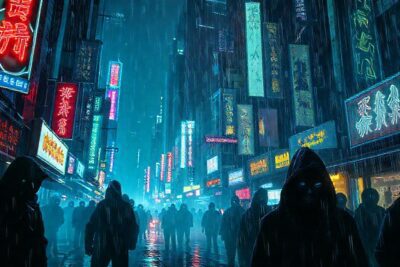 Ciudad cibernética: neón