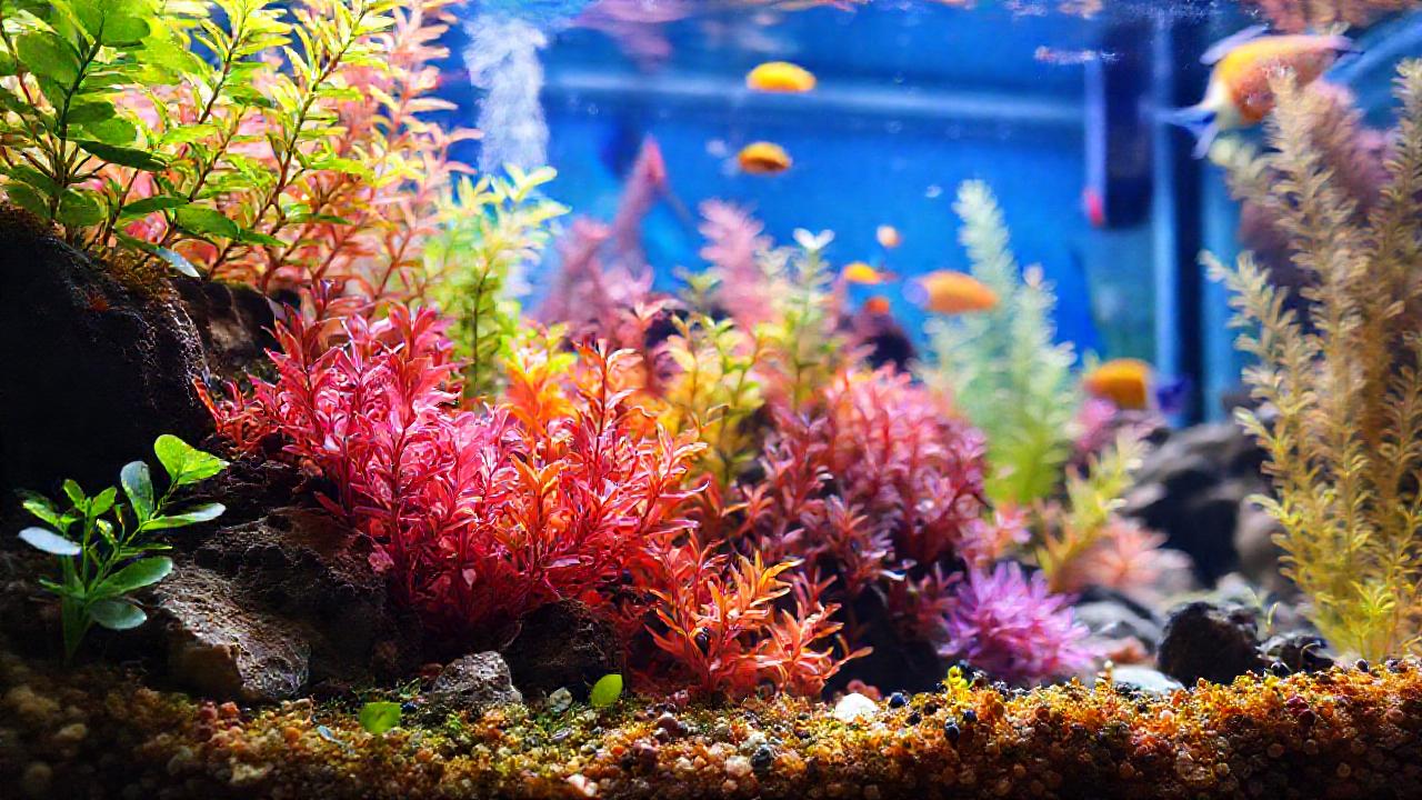 Un acuario vibrante y saludable brilla