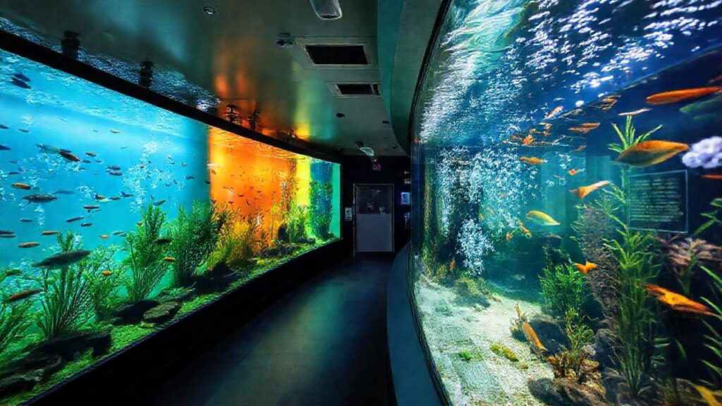 Un acuario combina frío y calor