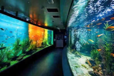 Un acuario combina frío y calor