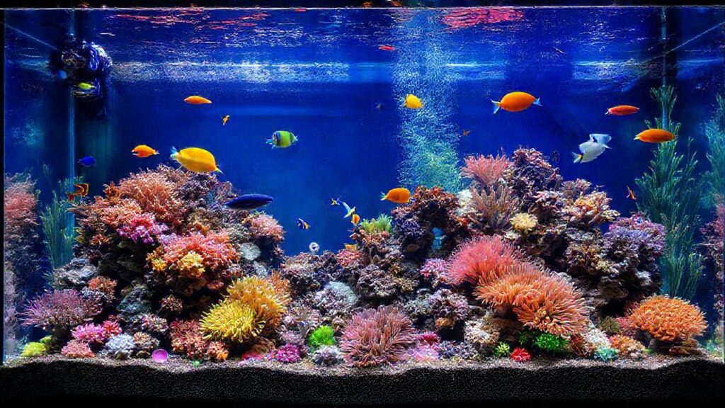 Un acuario de sustrato