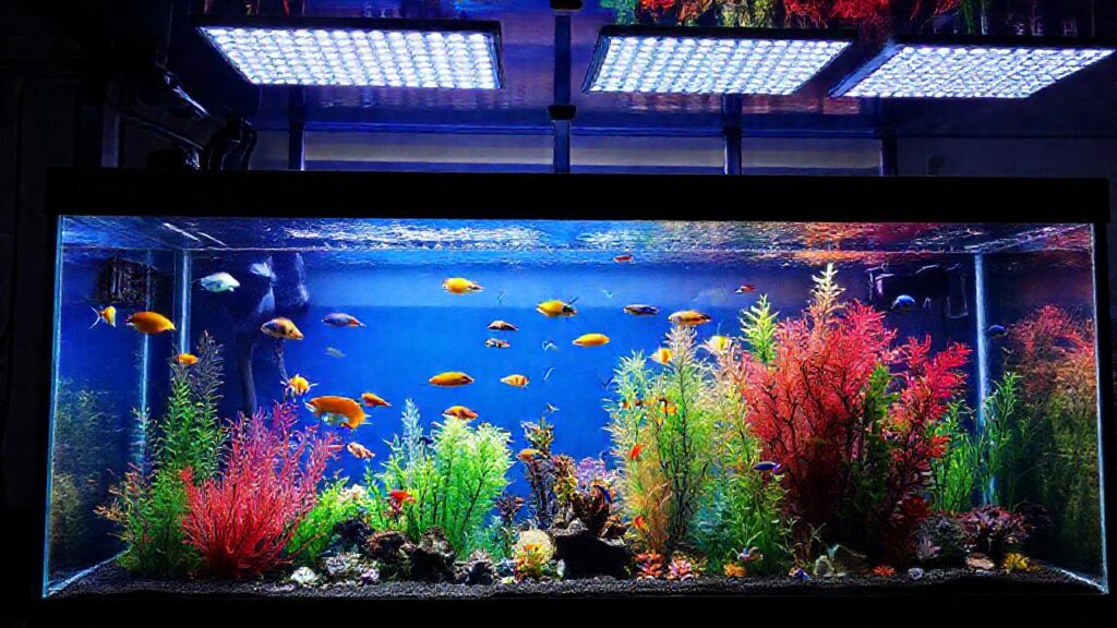 Un acuario hermoso y lleno de vida