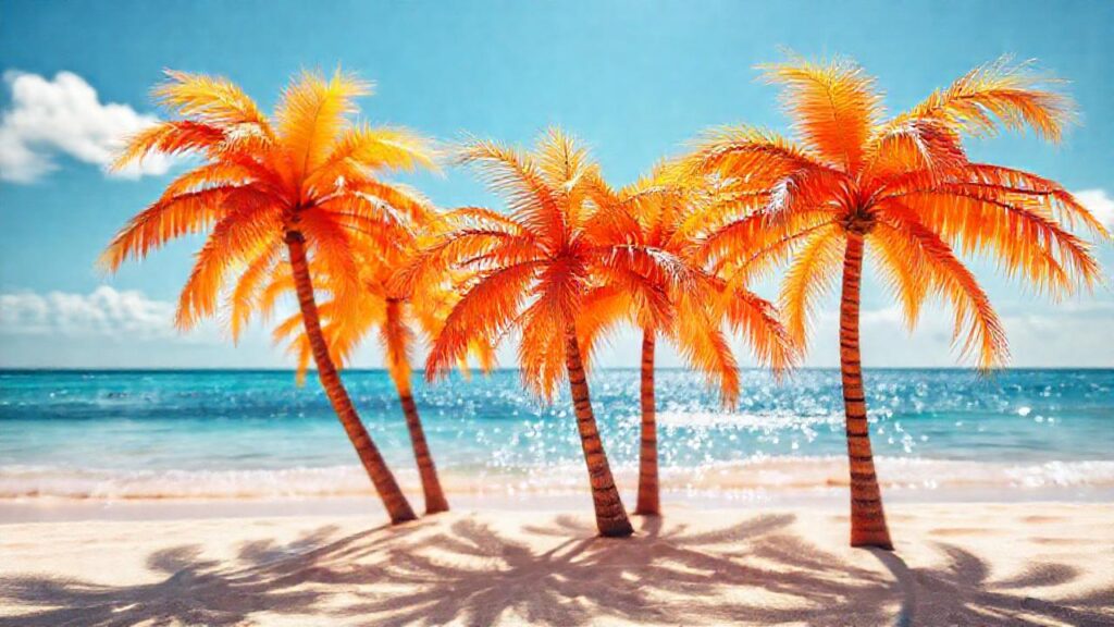 Playa tropical brillante