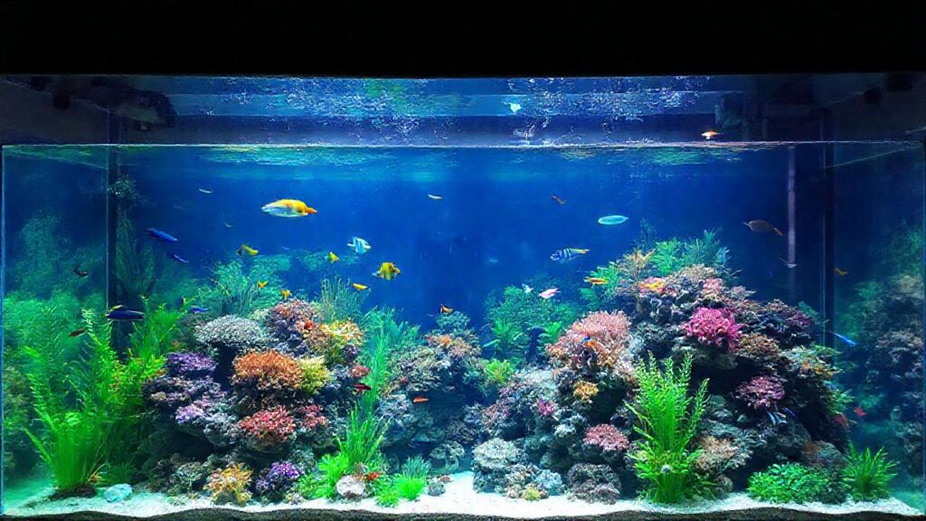 Un acuario tropical es un paraíso visual