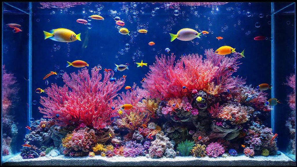 Un acuario elegante y sereno