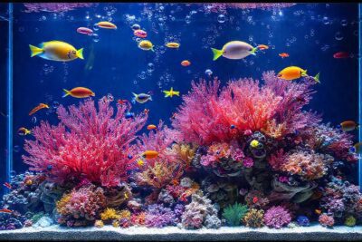 Un acuario elegante y sereno