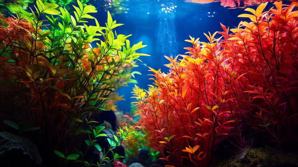 Un acuario sumergido
