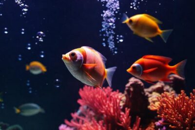 Un acuario vibrante y sereno brilla