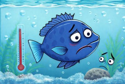 Un pez teme el agua helada