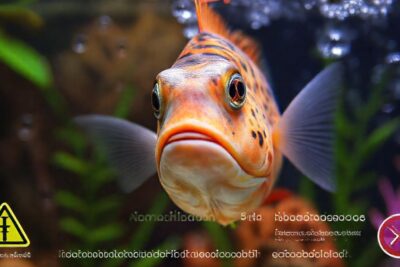 Un acuario tropical presenta problemas de salud