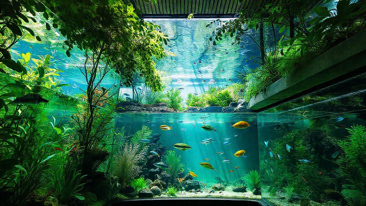 Un acuario ecológico y sereno