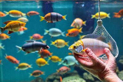 Un acuario educativo muestra peces coloridos
