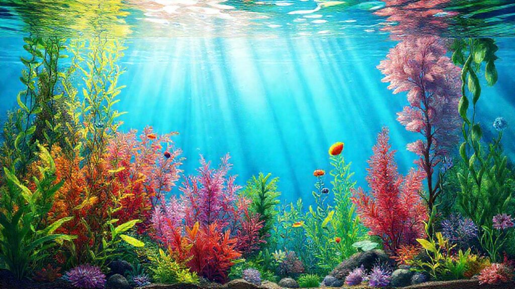 Un acuario sumergido