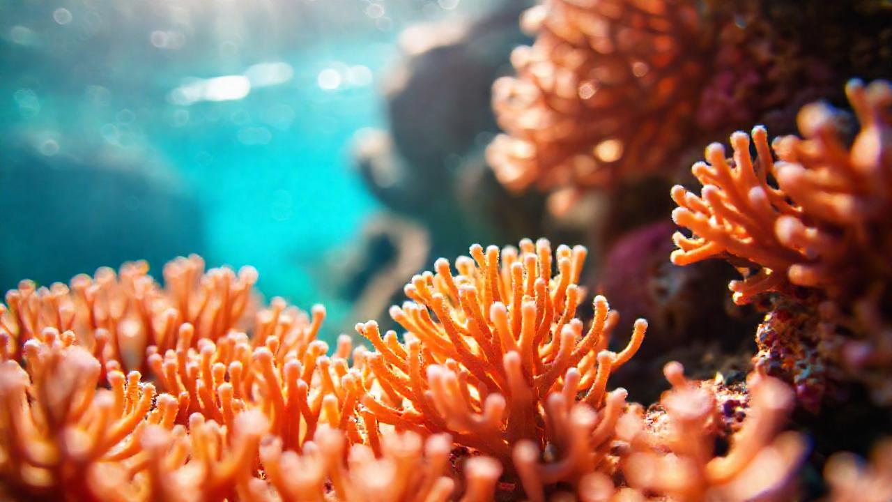 Arrecife de coral: belleza submarina detallada