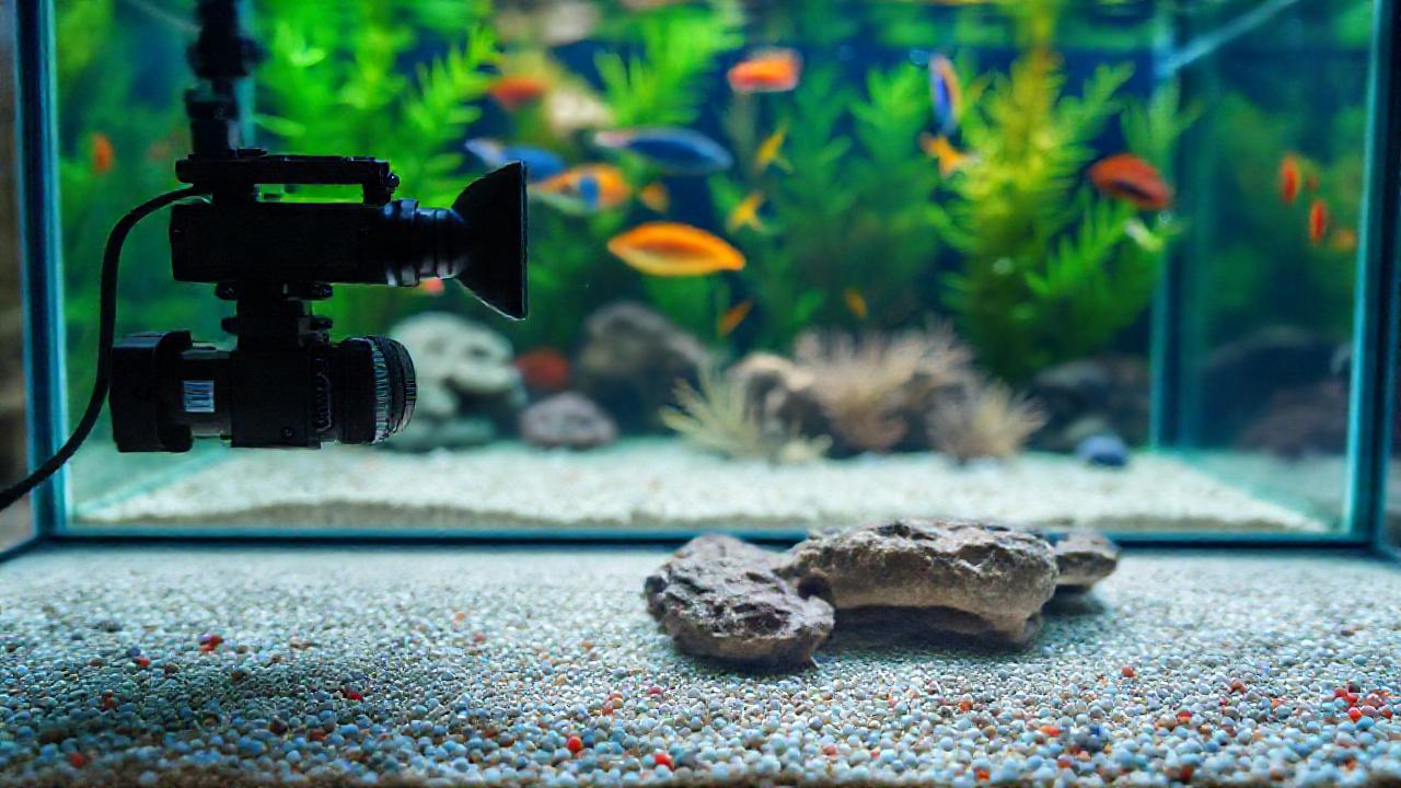 Un acuario 4K captura belleza subacuática