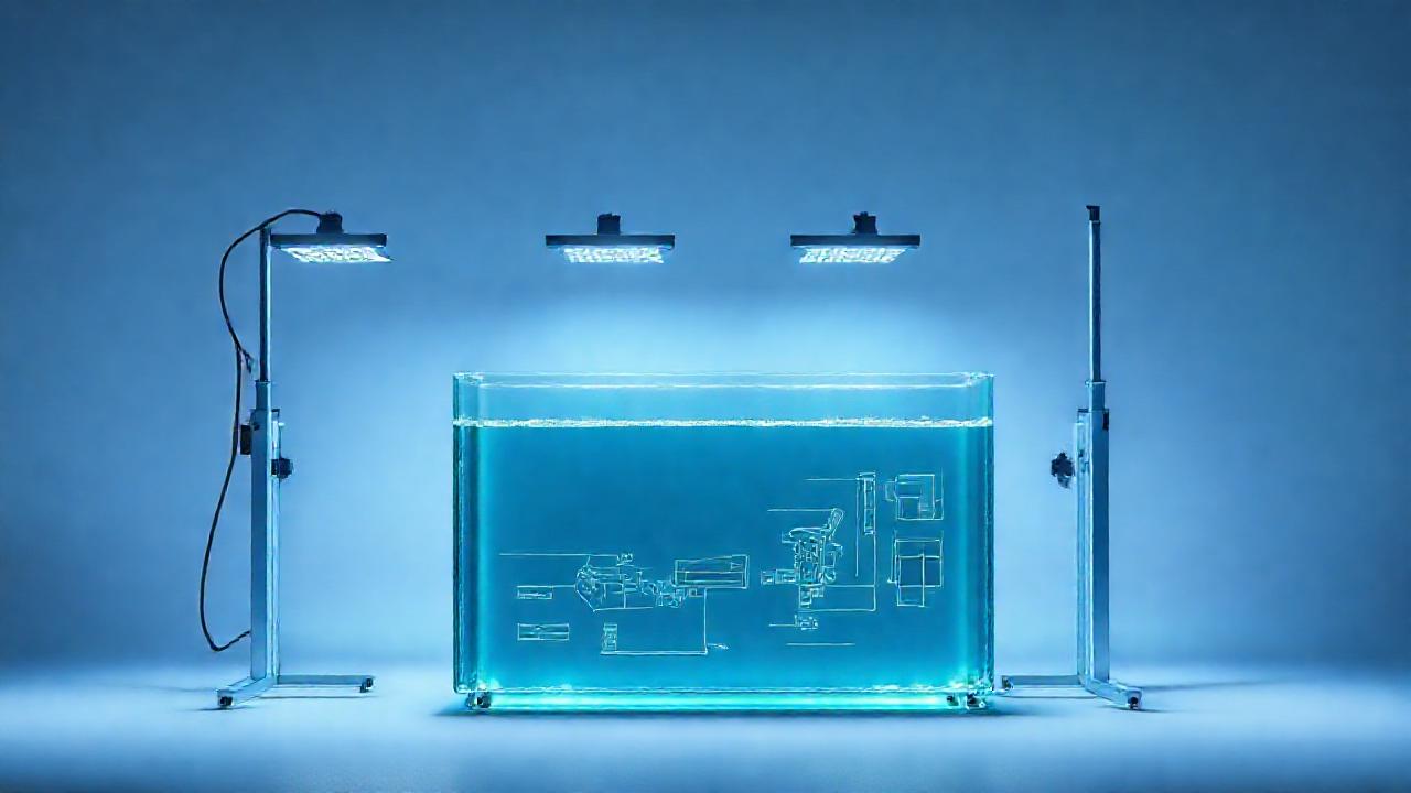 Iluminación acuática profesional y minimalista