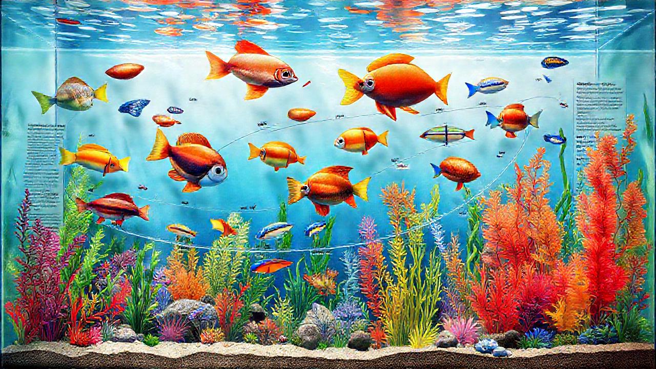 Un acuario educativo muestra vida vibrante