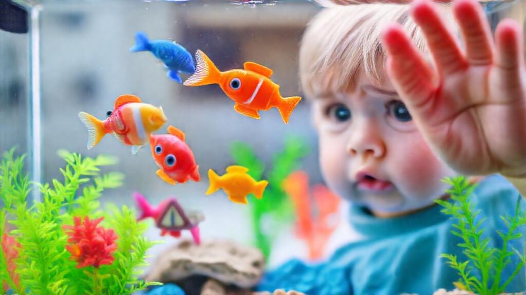 Un acuario infantil produce preocupación y color