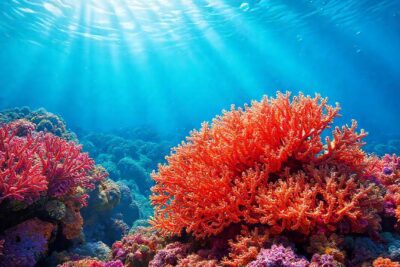 Arrecife de coral: estudio visual detallado