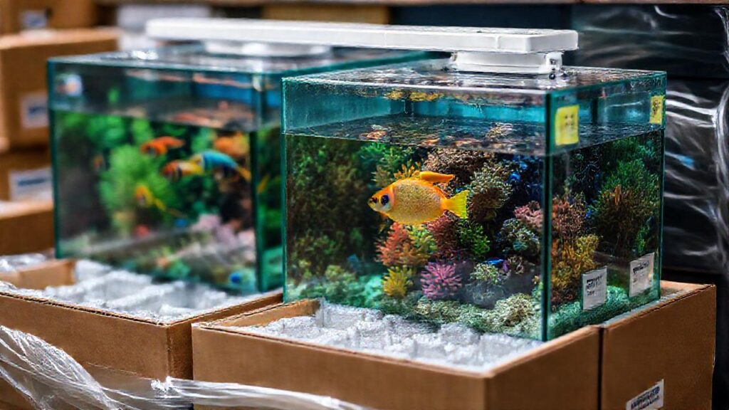 Cajas de acuario marino
