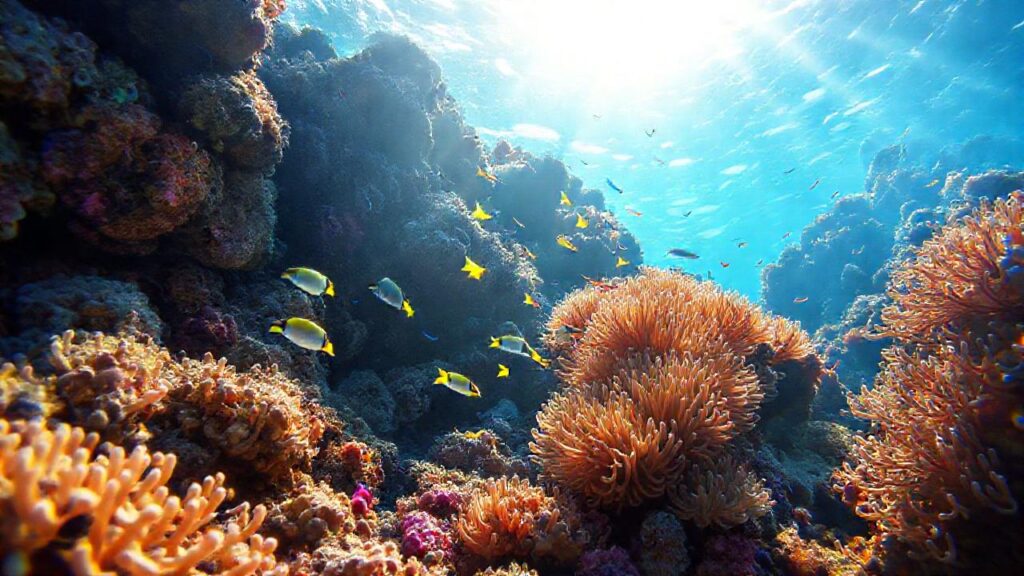 Arrecife de coral: vida acuática vibrante