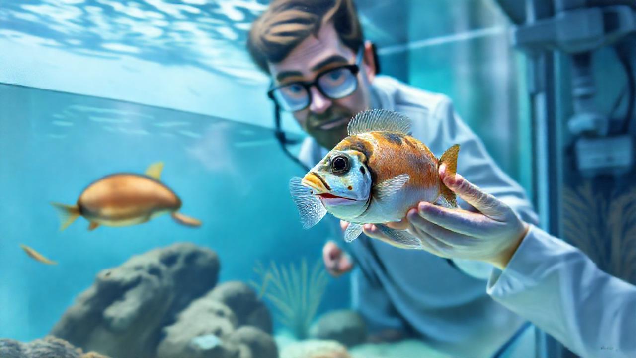 El acuario alberga un pez vulnerable