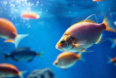Un acuario tranquilo y saludable destaca