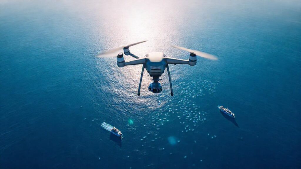 Drones observan océanos y agricultura marina