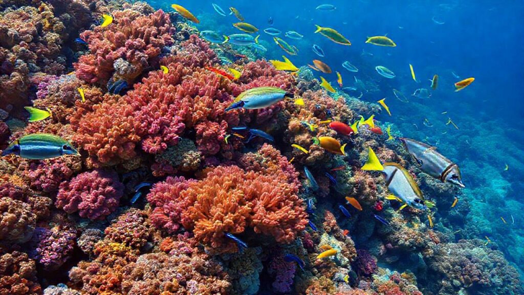 Arrecife de coral: vida vibrante y protegida