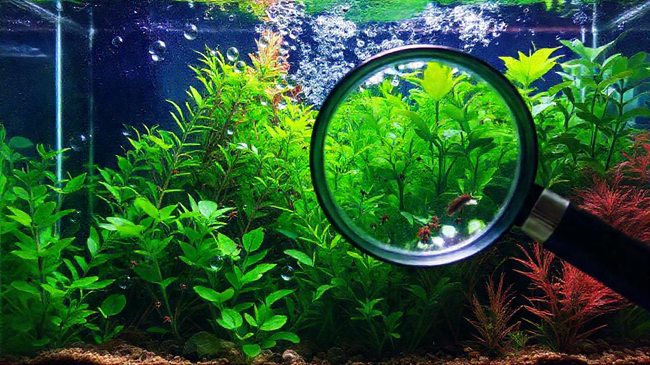 Un acuario exhibe vida vibrante y saludable