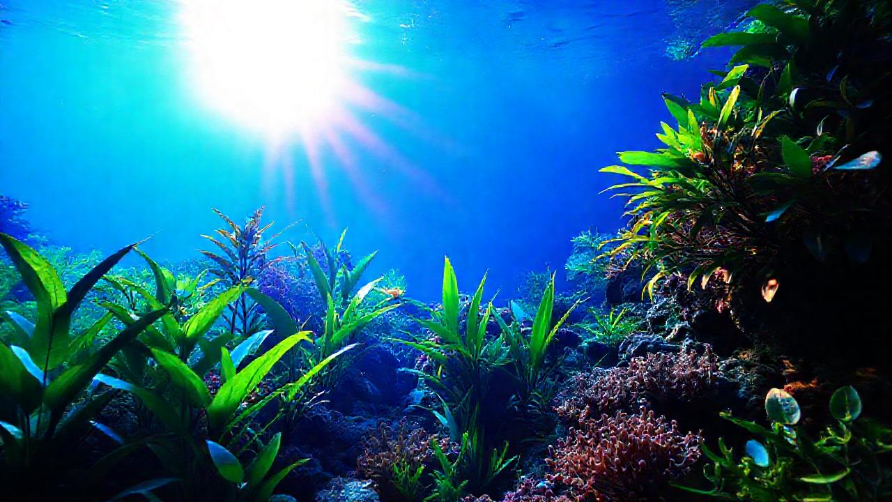 Un acuario tropical vibrante y sereno